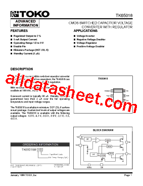 TK65018MITL型号图片