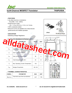 TK8P25DA型号图片