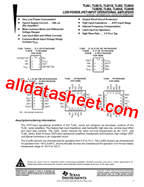 TL062ACDE4型号图片