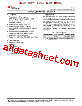 TL331KDBVR型号图片