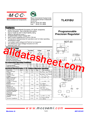 TL431BU型号图片