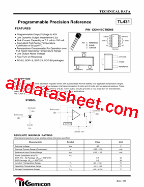 TL431CLS型号图片