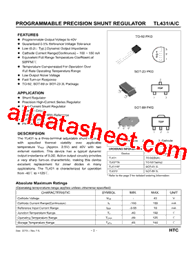 TL431GCSF型号图片