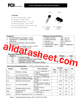 TL432A18型号图片