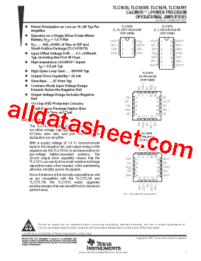 TLC1078YJG型号图片