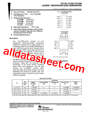 TLC139MFKB型号图片