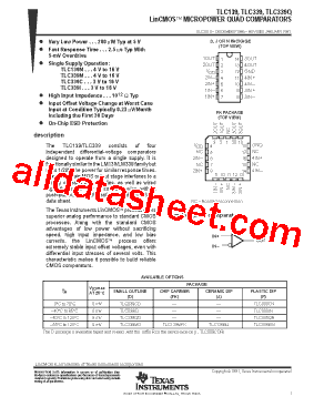 TLC139MJ型号图片