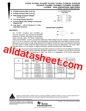 TLC252CPWR型号图片