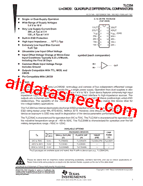 TLC354CPWR型号图片