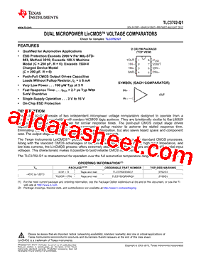 TLC3702QPWRQ1型号图片