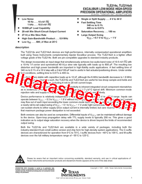 TLE2142AIDR型号图片