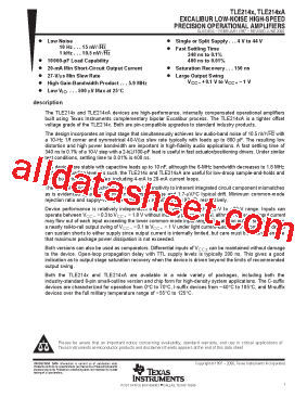 TLE2142CDR型号图片