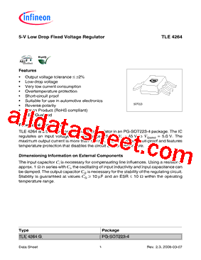 TLE4264G型号图片
