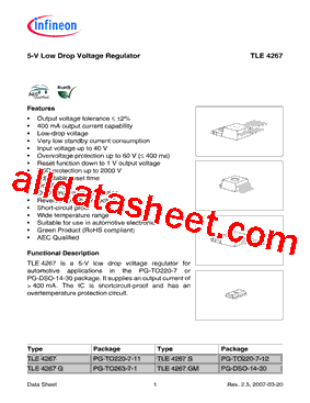 TLE4267G型号图片