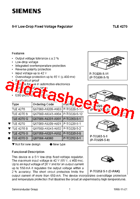 TLE4270S型号图片