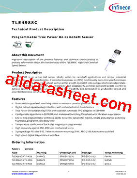 TLE4988C-XTN-M28型号图片