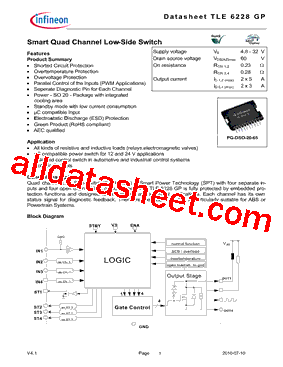 TLE6228GPAUMA2型号图片