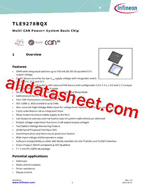 TLE9278BQX型号图片