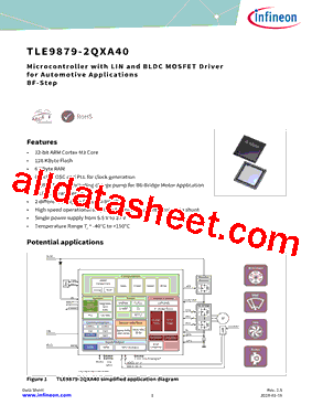 TLE9879-2QXA40型号图片