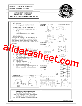 TLP624(F)型号图片