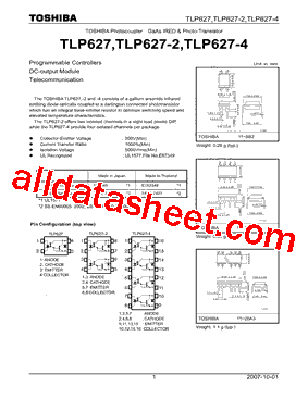 TLP627(TP1,F)型号图片