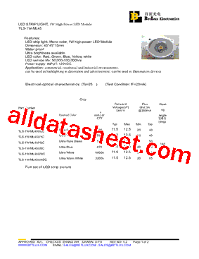 TLS-1W-ML45_1W型号图片