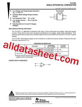 TLV1391CDBVRE4型号图片