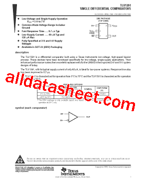 TLV1391Y型号图片