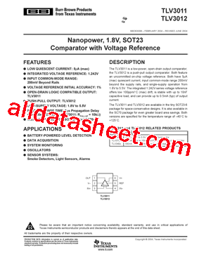 TLV3011AIDBVTG4型号图片