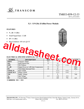 TM053-059-12-33型号图片