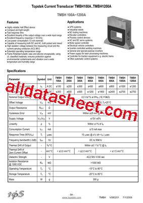 TMBH400A型号图片