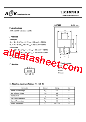 TMF8901B型号图片