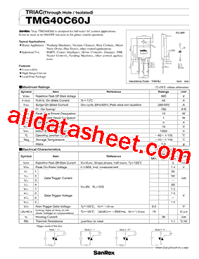 TMG40C60J型号图片