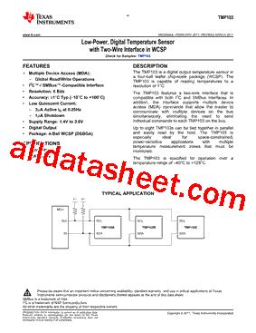 TMP103CYFFT型号图片