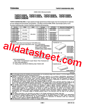 TMP87C808N型号图片