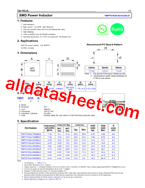 TMPF0703A-1R0MN-D型号图片