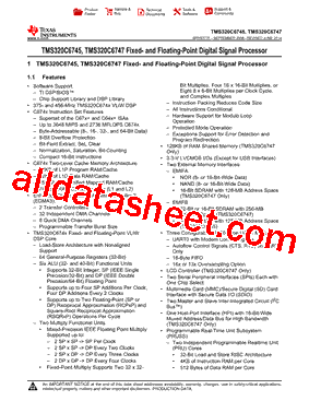 TMS320C6745DPTPT3型号图片