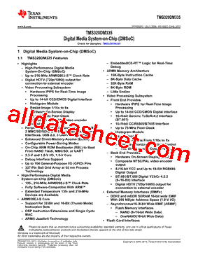 TMS320DM335CZCE216型号图片