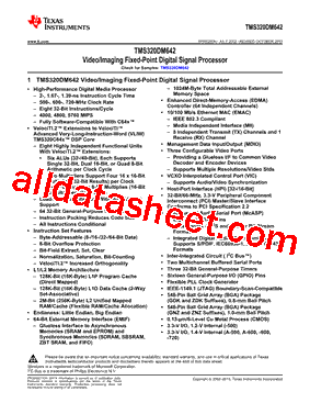 TMS320DM642AZDK5型号图片