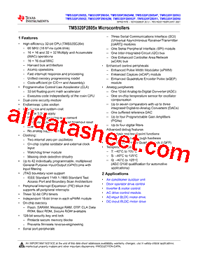 TMS320F28052PNQ型号图片