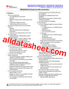 TMS320F28377DPTP型号图片