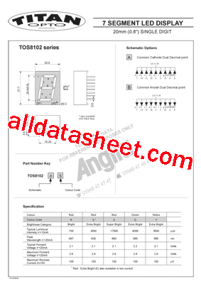 TOS8102LDRE型号图片