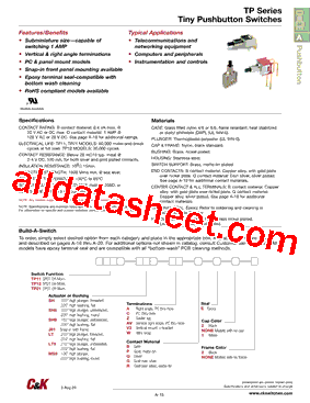 TP11J81-AG-E-1-2型号图片