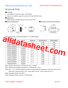 TP4210-1R0M-R型号图片