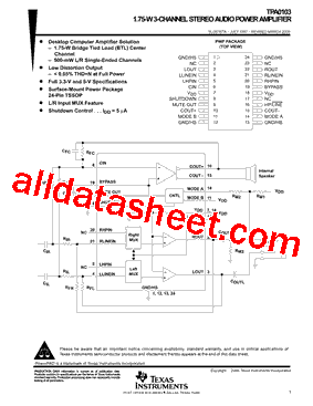 TPA0103PWP型号图片