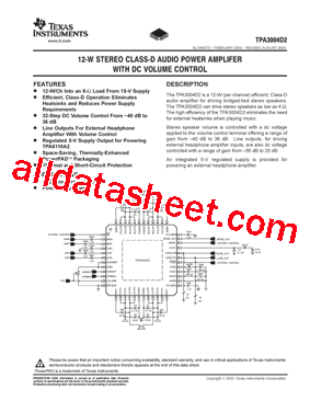 TPA3004D2_07型号图片