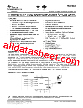 TPA6130A2RTJRG4型号图片