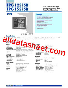 TPC-1551SR型号图片