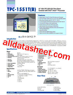 TPC-1551T型号图片