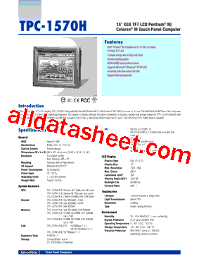 TPC-1570H型号图片